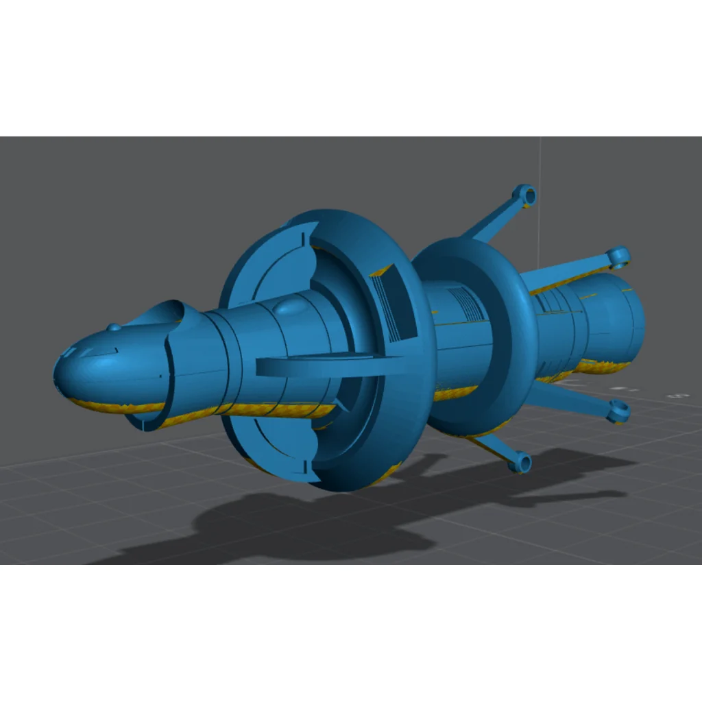 3D модель Модель Corvette Zechetinu для Battletech - фото 1