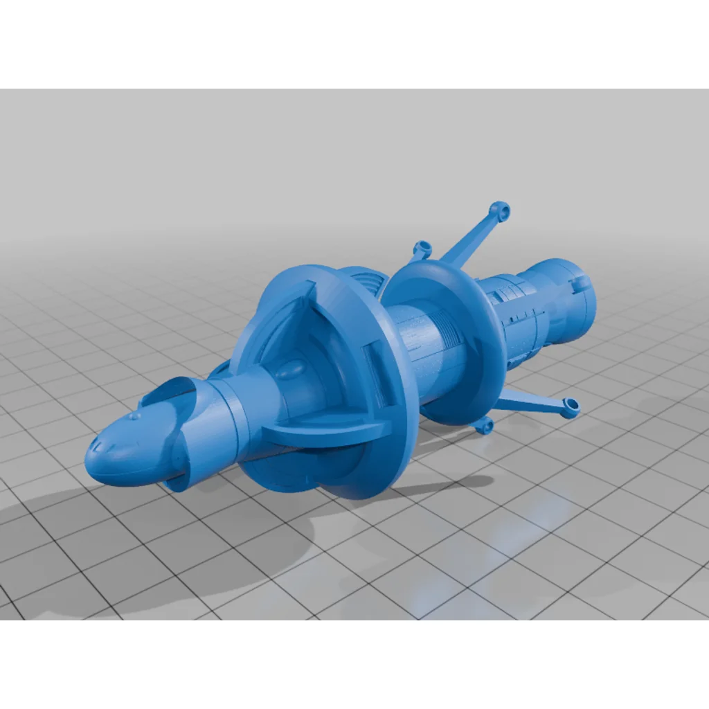 3D модель Модель Corvette Zechetinu для Battletech - фото 2