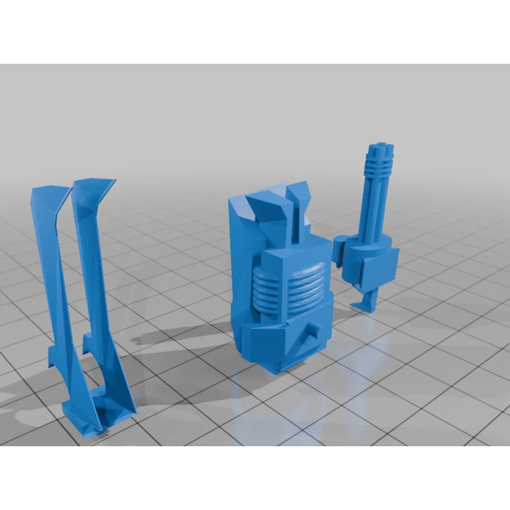 3D модель Модель оружия для Transformers AOTP Brawl - фото 3