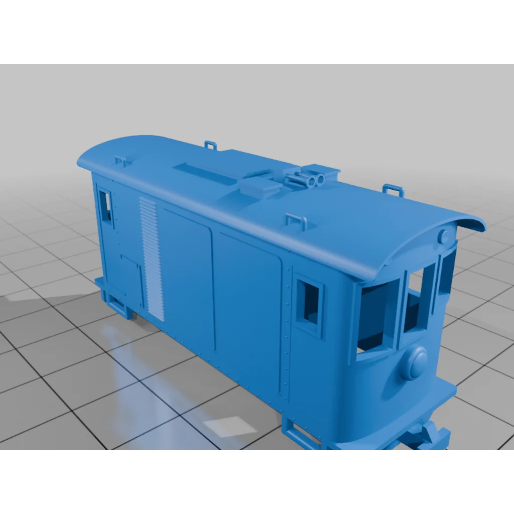 Модель узкоколейного локомотива 1:87