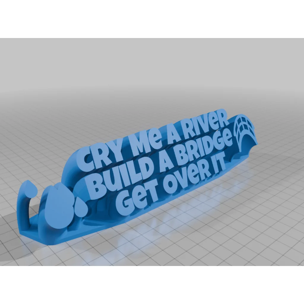 3D модель Cry Me A River: Модель для печати - фото 1