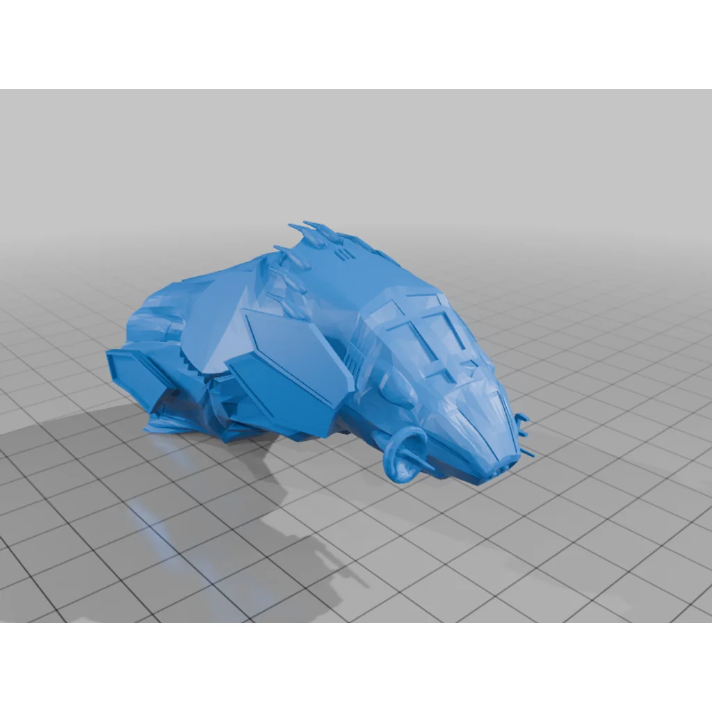 3D модель Модель Serenity [Firefly] с шасси и поворотными двигателями - фото 16