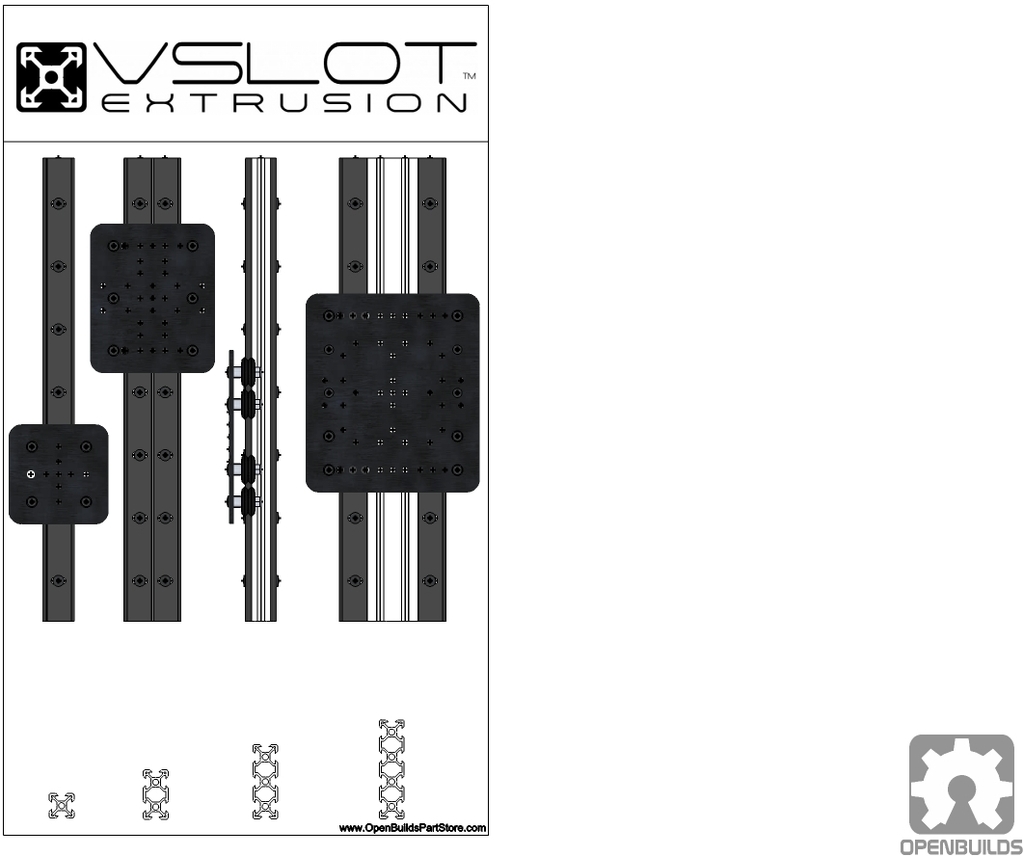 OpenBuilds® OPEN RAIL™ Система линейных подшипников