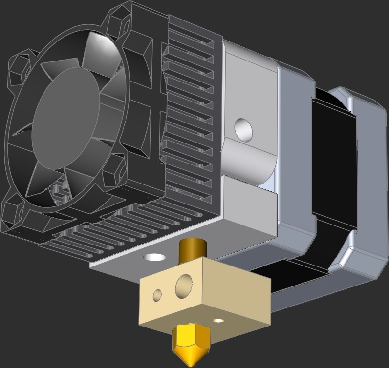 Экструдер QU-BD с открытым исходным кодом