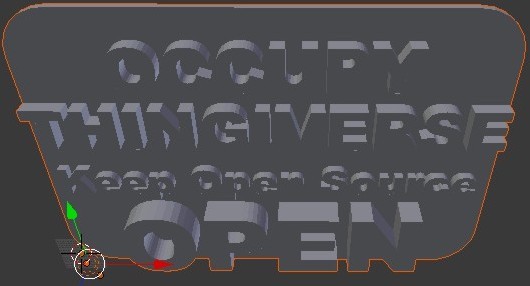 Памятная табличка 'Keep Open Source OPEN'