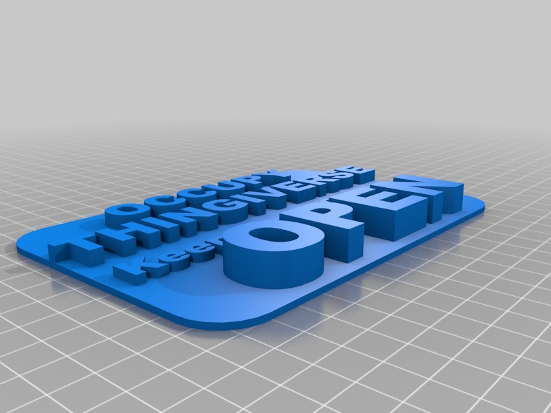 Памятная табличка 'Keep Open Source OPEN'