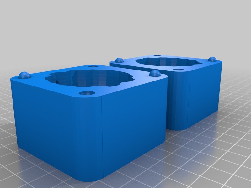 Параметрический генератор двухчастных форм для OpenSCAD