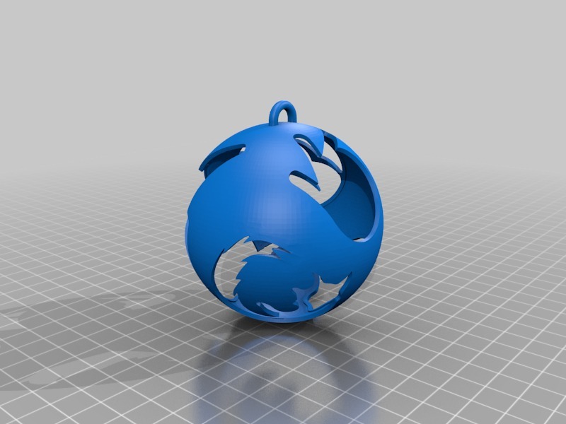 Открытая рождественская игрушка