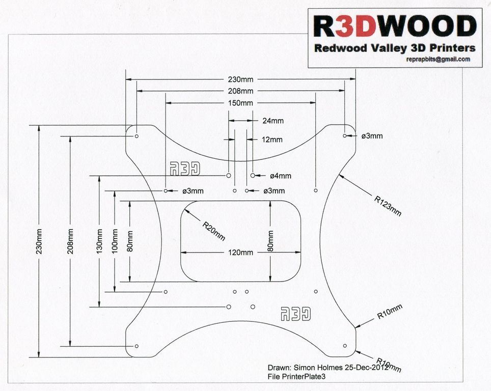 3D принтер OB1.4 с открытой рамой