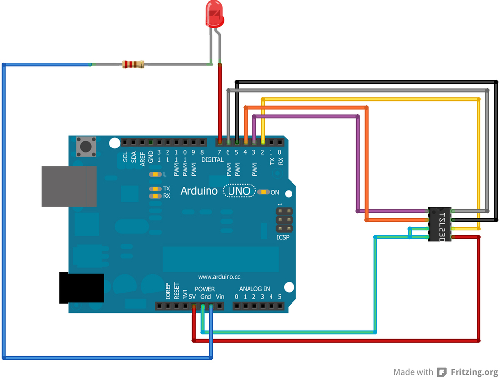 Цветометр для измерения концентрации веществ