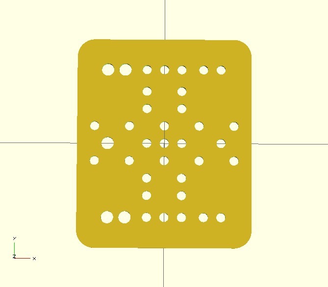 Модули OpenSCAD для компонентов Open Rail