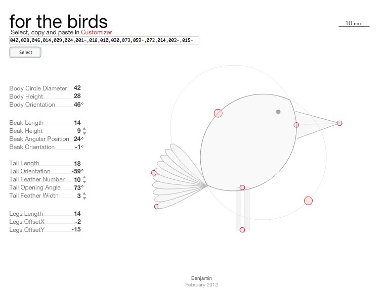 П pendant для птиц - генератор
