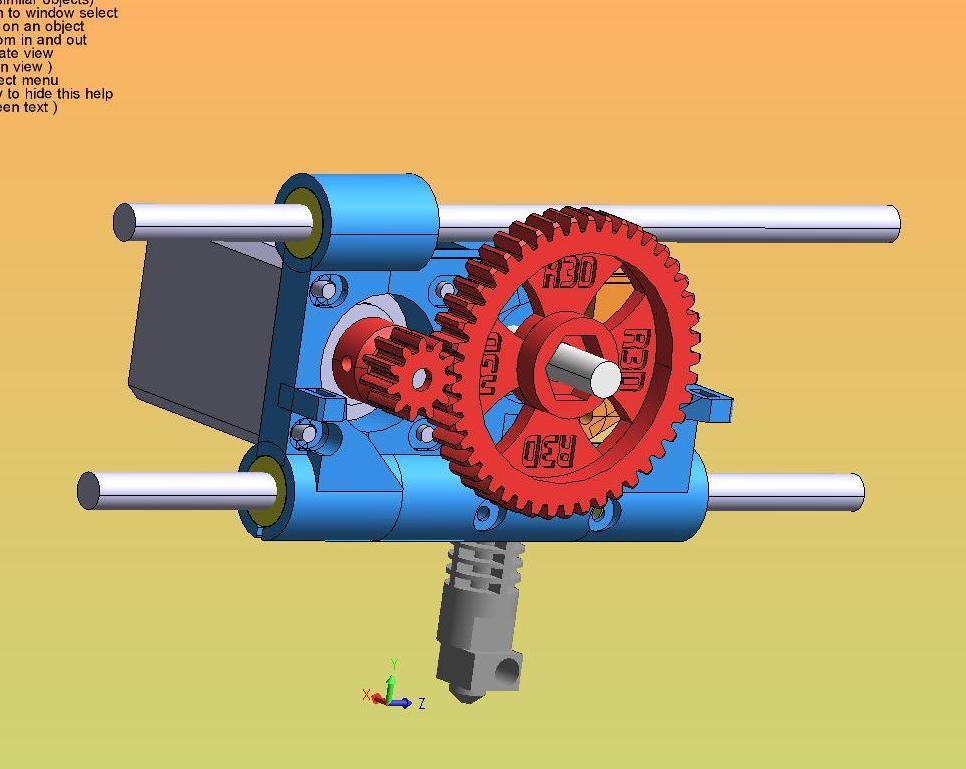 Ультрадоступный vertXtruder для OB1.4