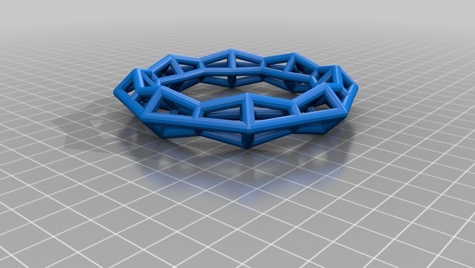 Настраиваемое кольцо/браслет в открытой рамке