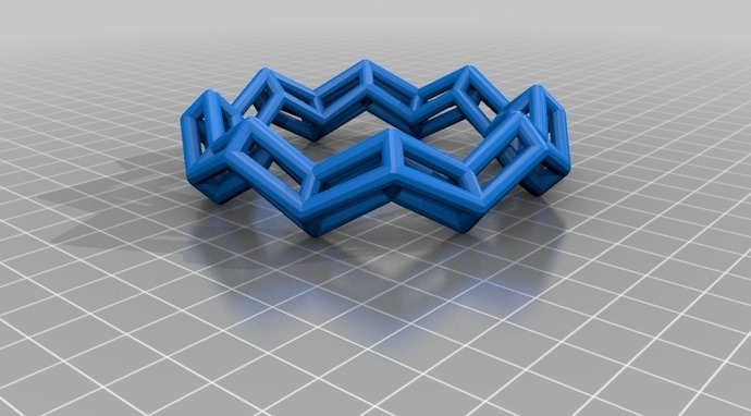 Настраиваемое кольцо/браслет в открытой рамке