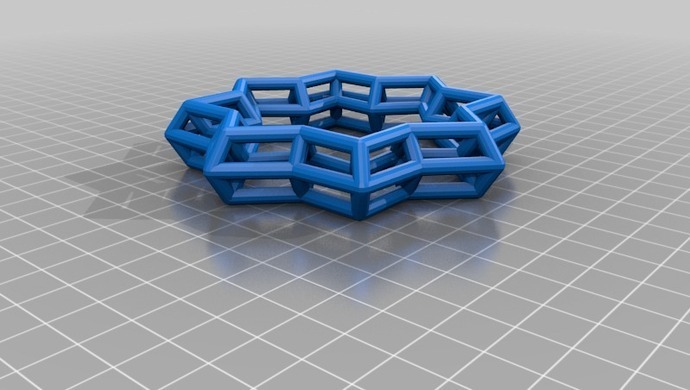 Настраиваемое кольцо/браслет в открытой рамке