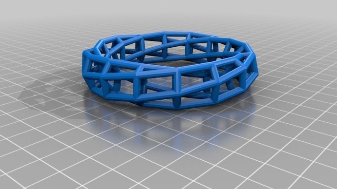 Настраиваемое кольцо/браслет в открытой рамке