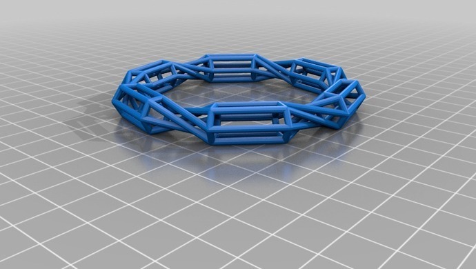 Настраиваемое кольцо/браслет в открытой рамке