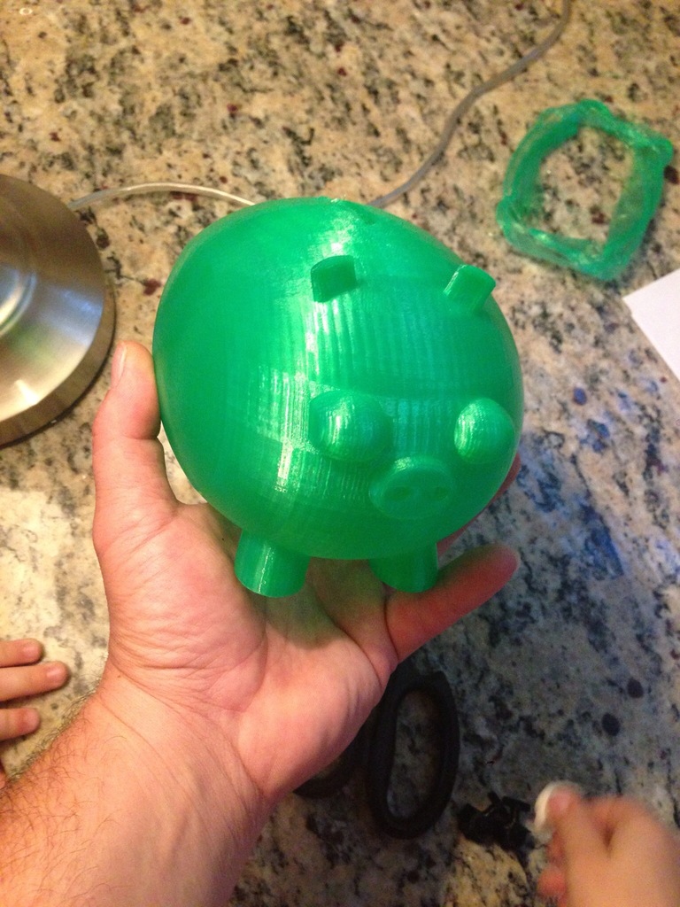 Печатная копилка свинка