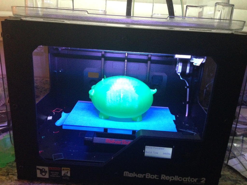 Печатная копилка свинка