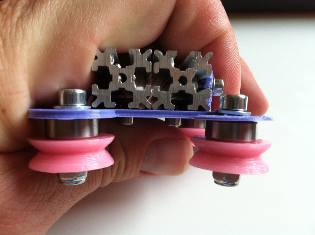 Крепежная плита для двойной балки Openbeam