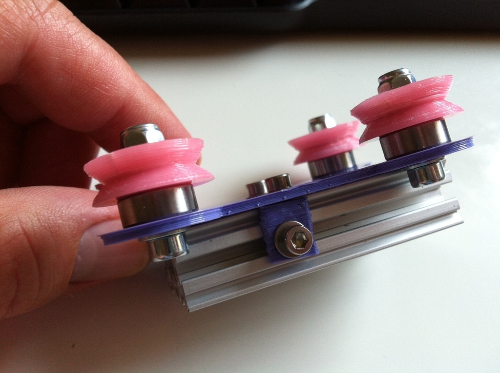 Крепежная плита для двойной балки Openbeam