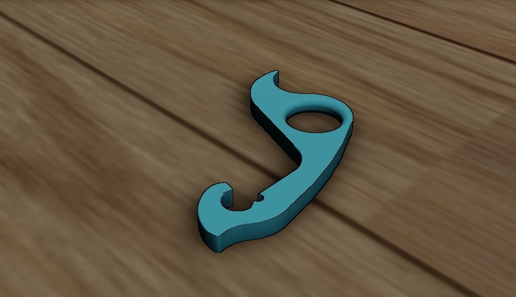 Открывалка для бутылок с одним хватом