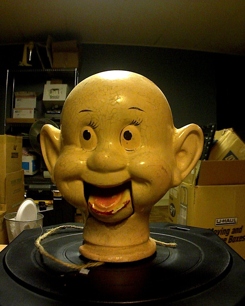 3D модель Думпеля с открытым ртом