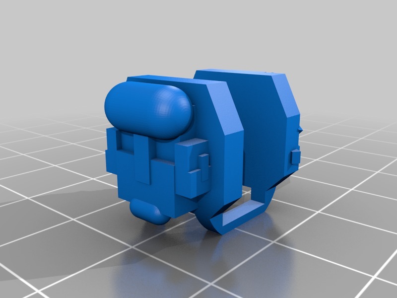 Галактический Коммандос - Открытый Минифигурка