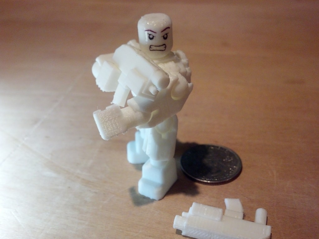 Галактический Коммандос - Открытый Минифигурка