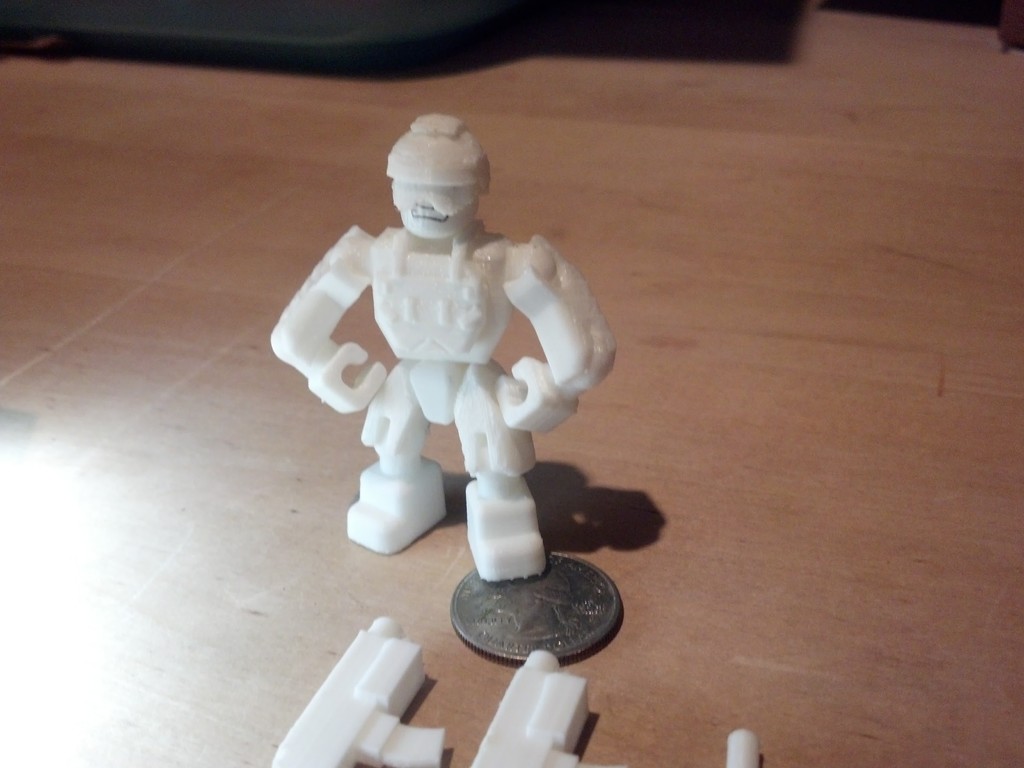 Галактический Коммандос - Открытый Минифигурка