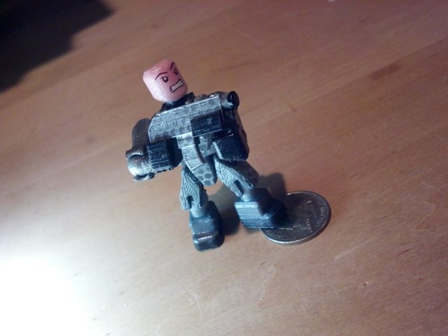 Галактический Коммандос - Открытый Минифигурка