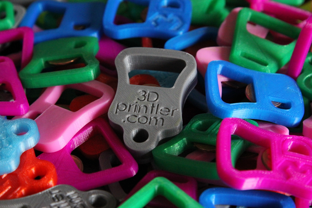 3D Печатаемый Открывашка для Бутылок - Переиспользуйте свою Монету