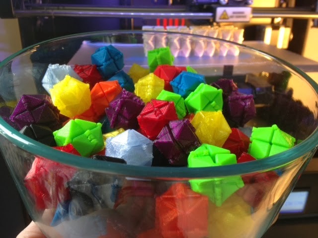 Печатный кубик-антистресс