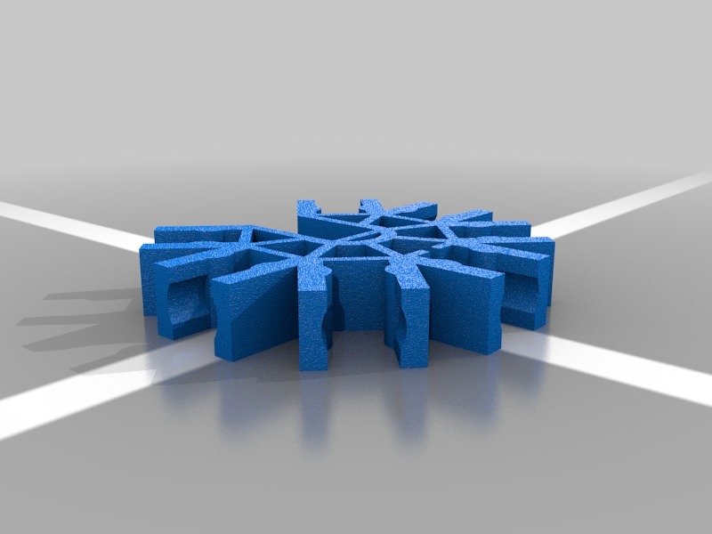 Синий звездный соединитель с открытым сокетом