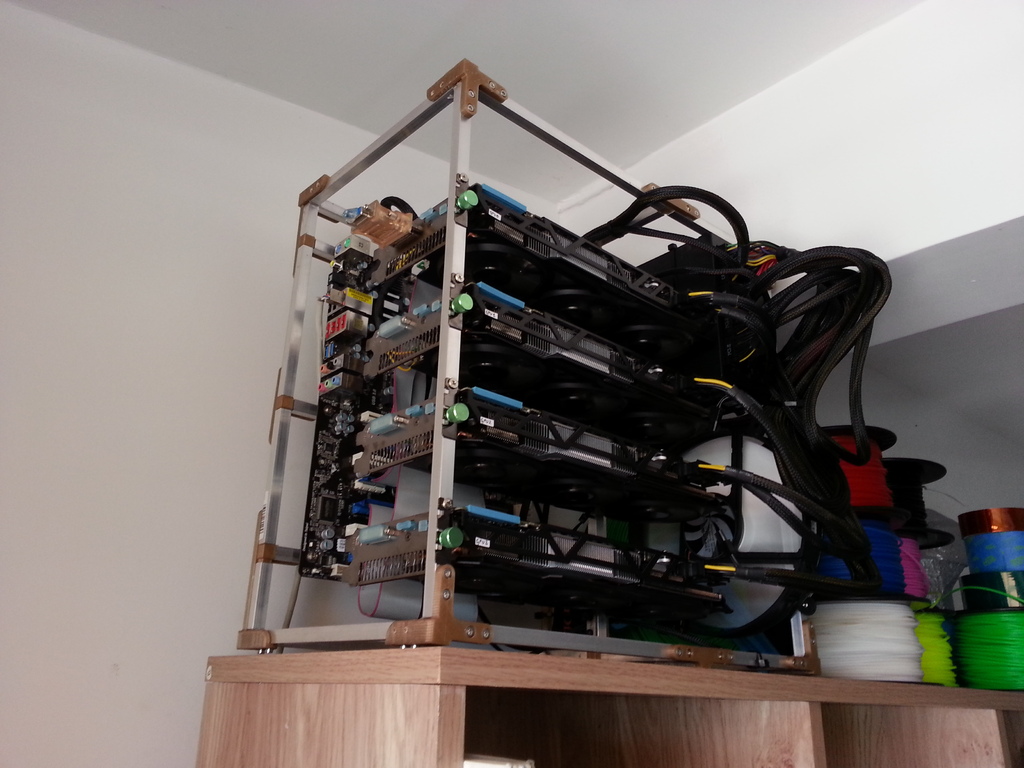 Алюминиевый каркас для Scrypt Mining RIG