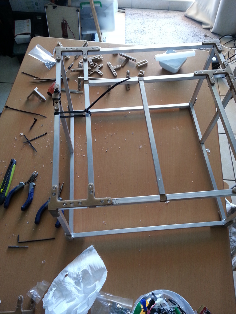 Алюминиевый каркас для Scrypt Mining RIG