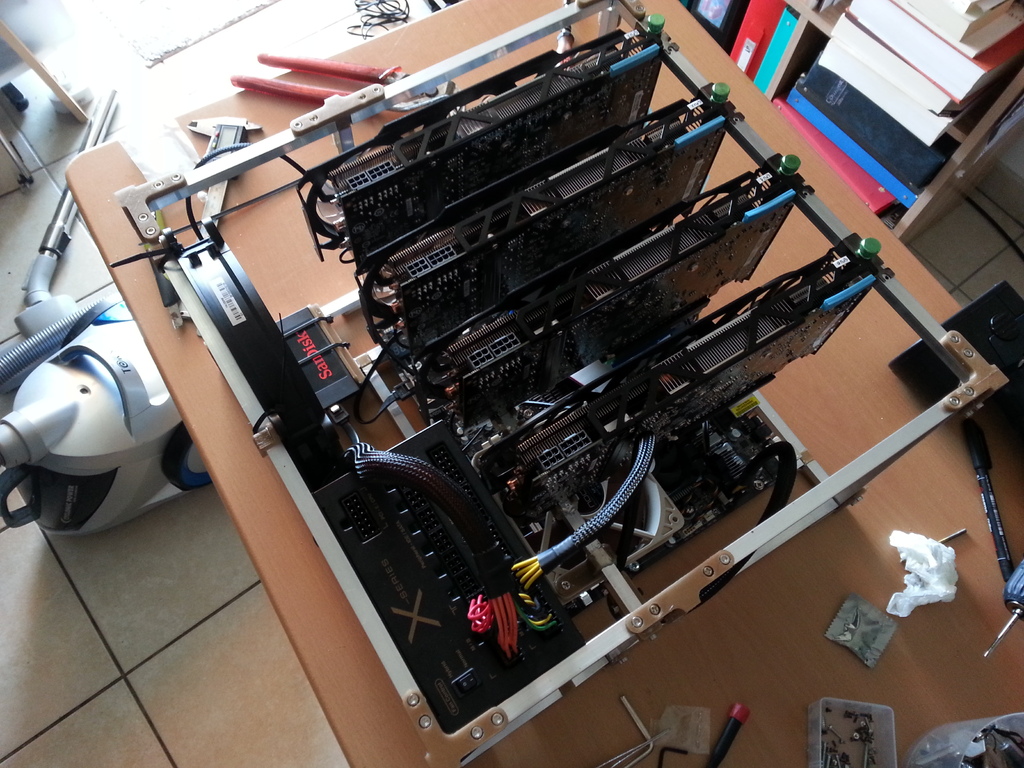 Алюминиевый каркас для Scrypt Mining RIG