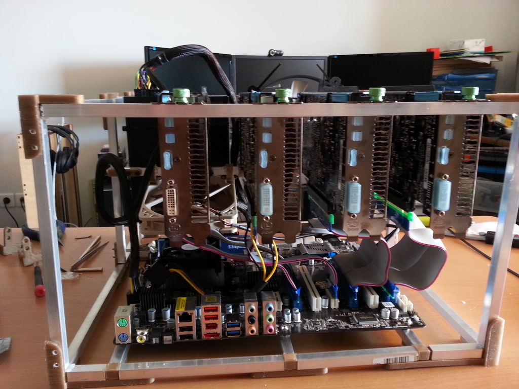Алюминиевый каркас для Scrypt Mining RIG