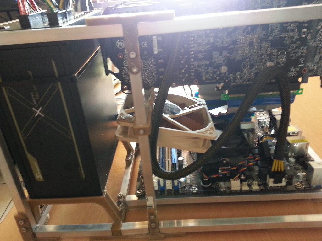 Алюминиевый каркас для Scrypt Mining RIG