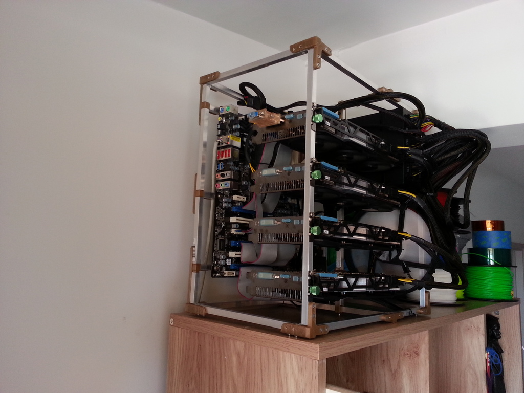 Алюминиевый каркас для Scrypt Mining RIG