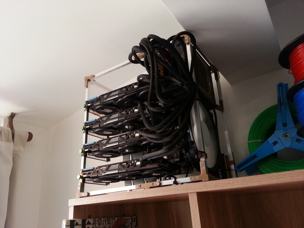 Алюминиевый каркас для Scrypt Mining RIG