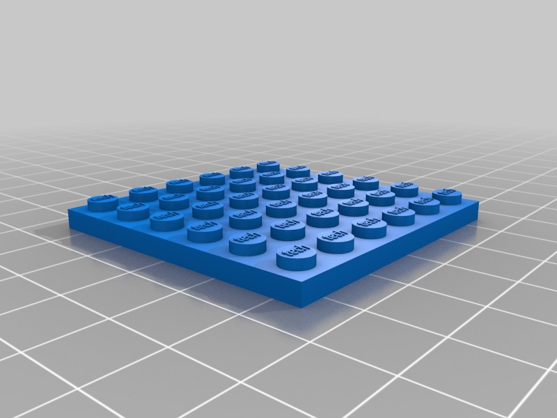 Модель Tech Lego для OpenSCAD