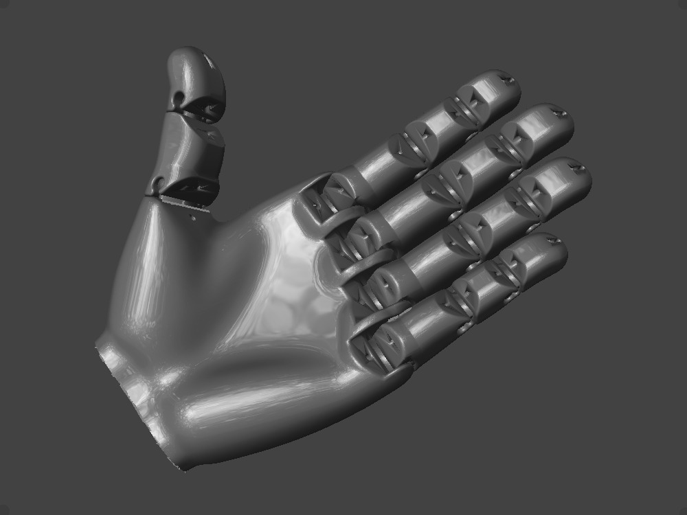 Гибкая 3D-модель руки Flexy-Hand