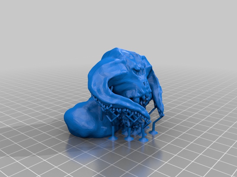 Сатана - 3D модель шахматной фигуры