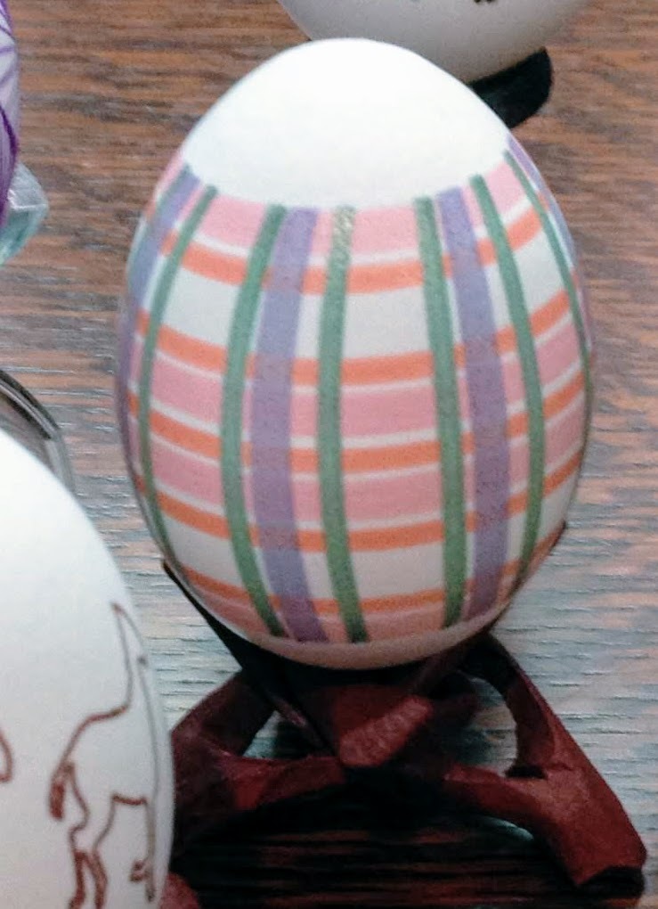 Открытый узор клетка или полоски для Egg Bot