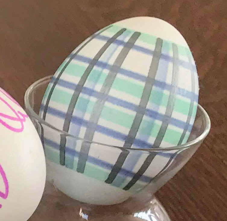 Открытый узор клетка или полоски для Egg Bot