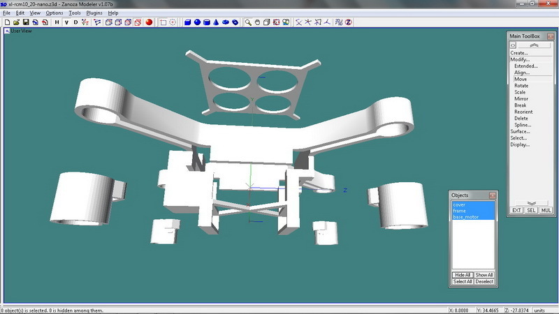 XL-RCM 10.0 PIXXY: Карманный дрон / FPV квадрокоптер