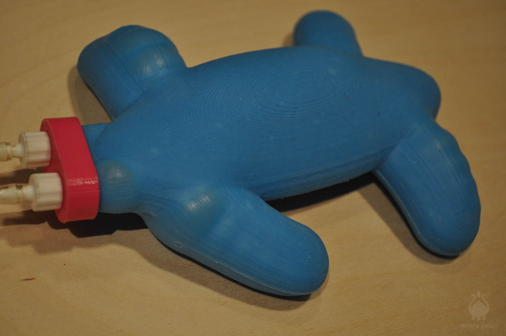 Глаукус: Мягкий робот-квадрупед