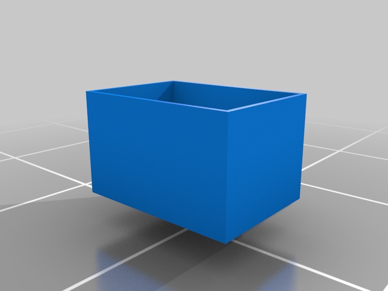 Простая открытая коробка
